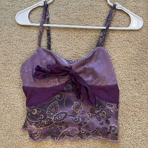 Amazon Purple Floral Tank Top